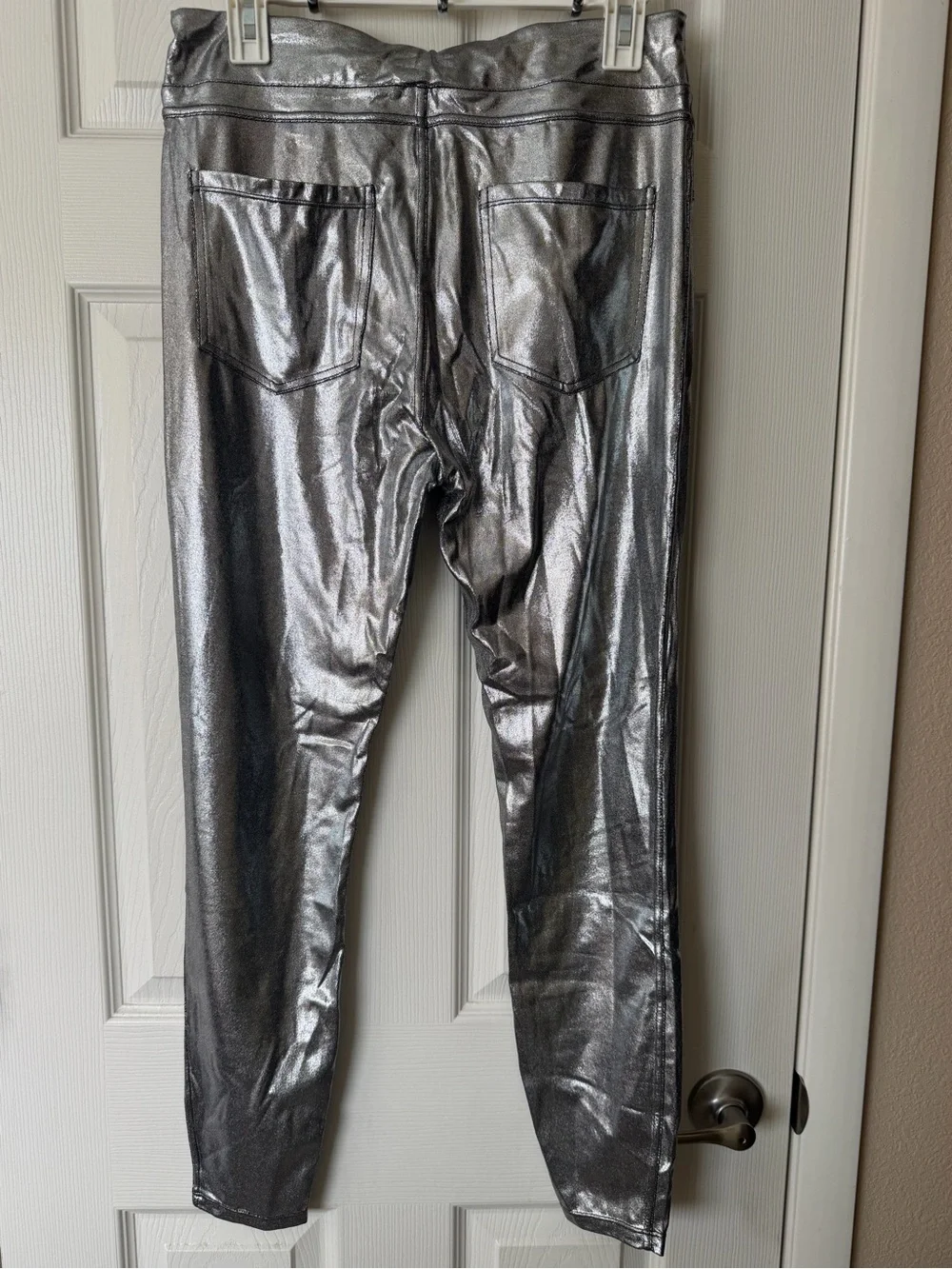 HALARA Silver Metallic Leggings - Picture 3 of 3